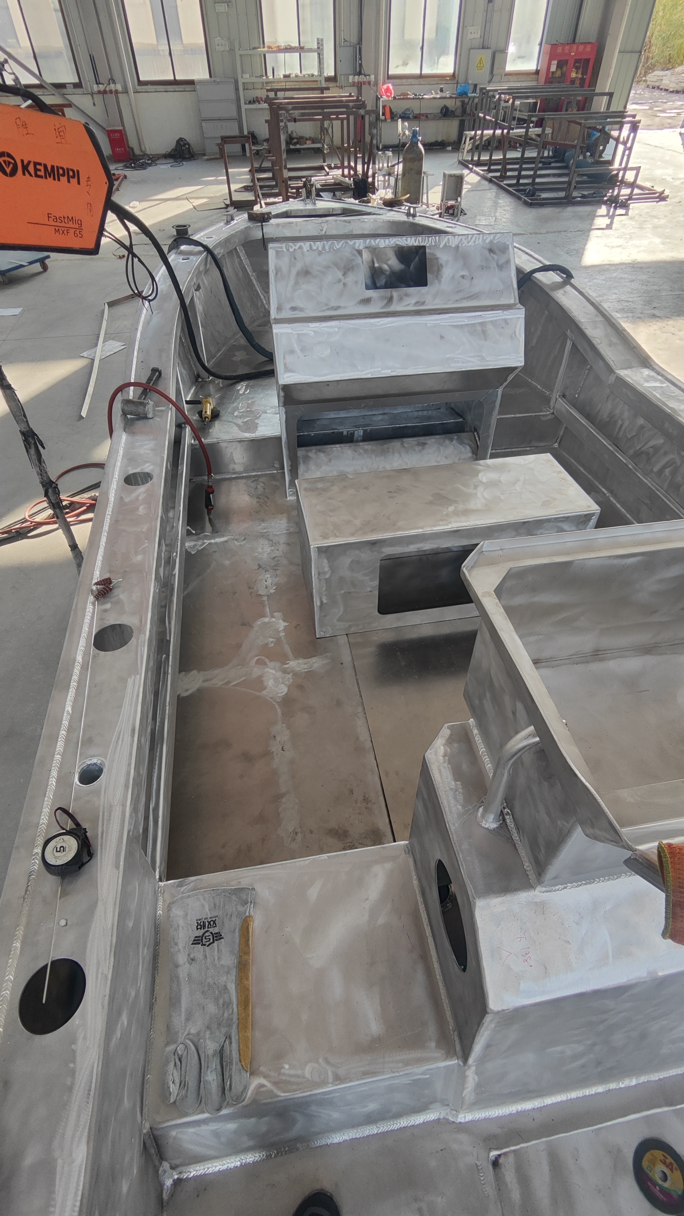 Ninja 18 starboard side construction progress